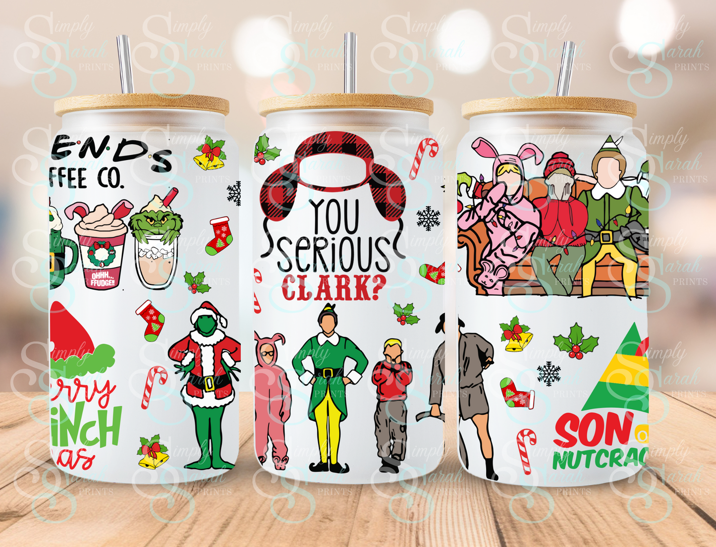 Christmas Character Collage