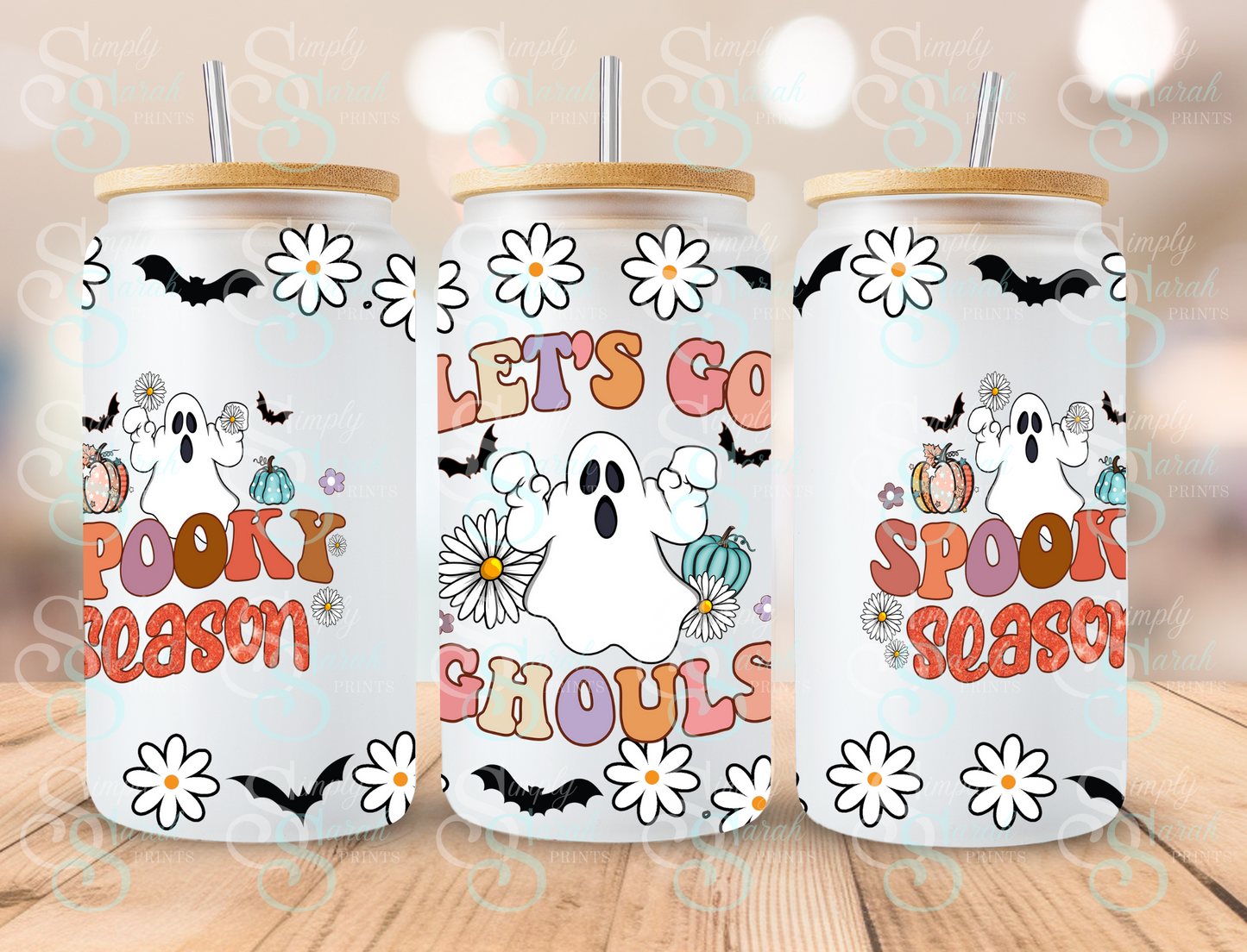 Lets Go Ghouls Daisies