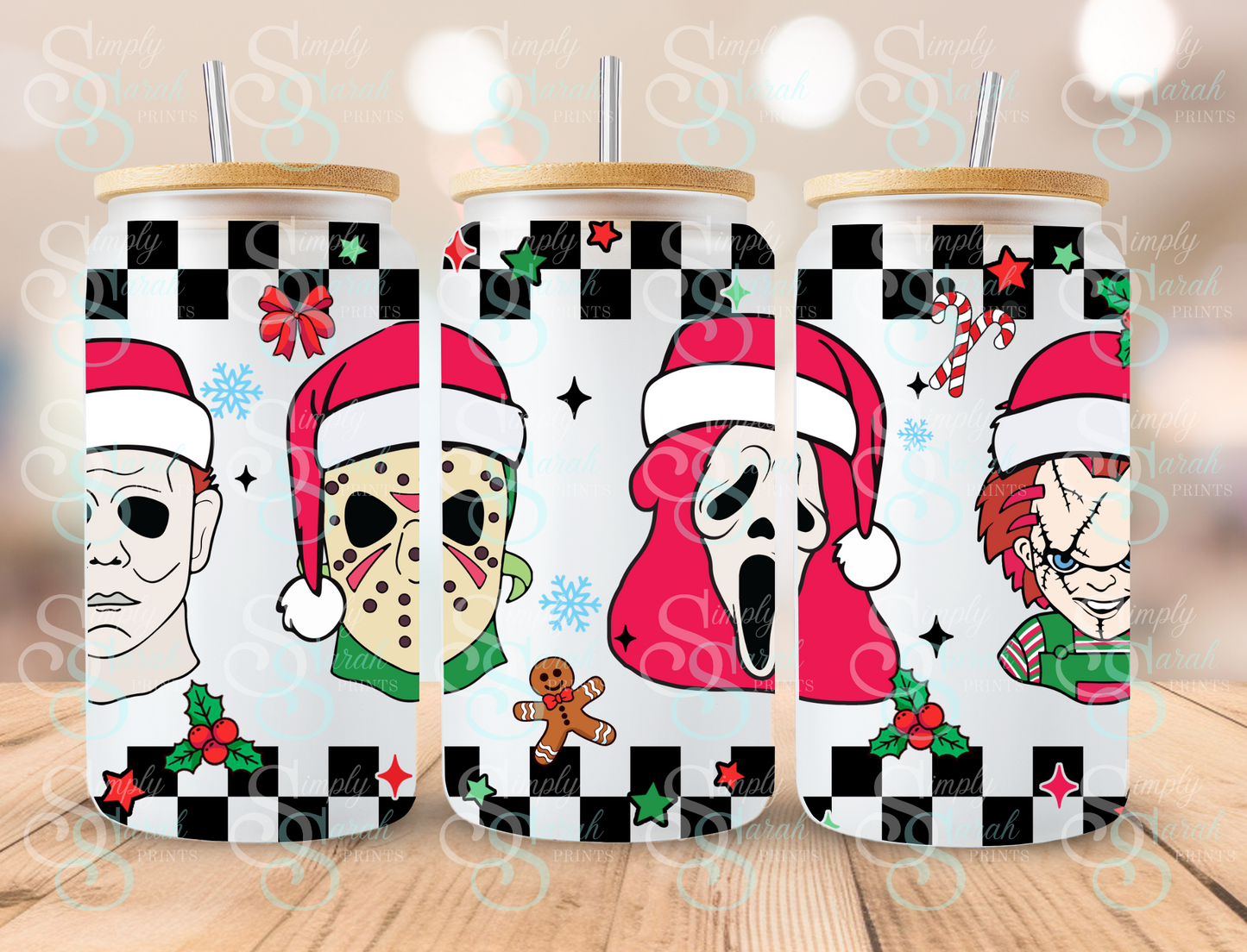 Checkered Scary Characters