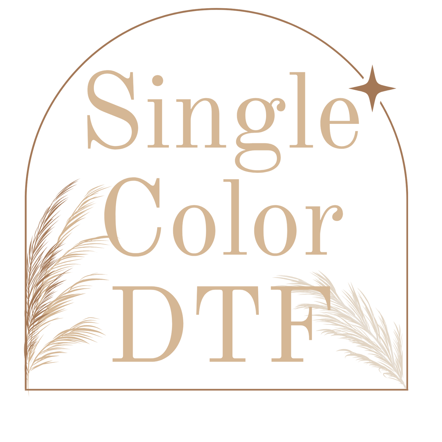 Custom Single Color DTF Transfer