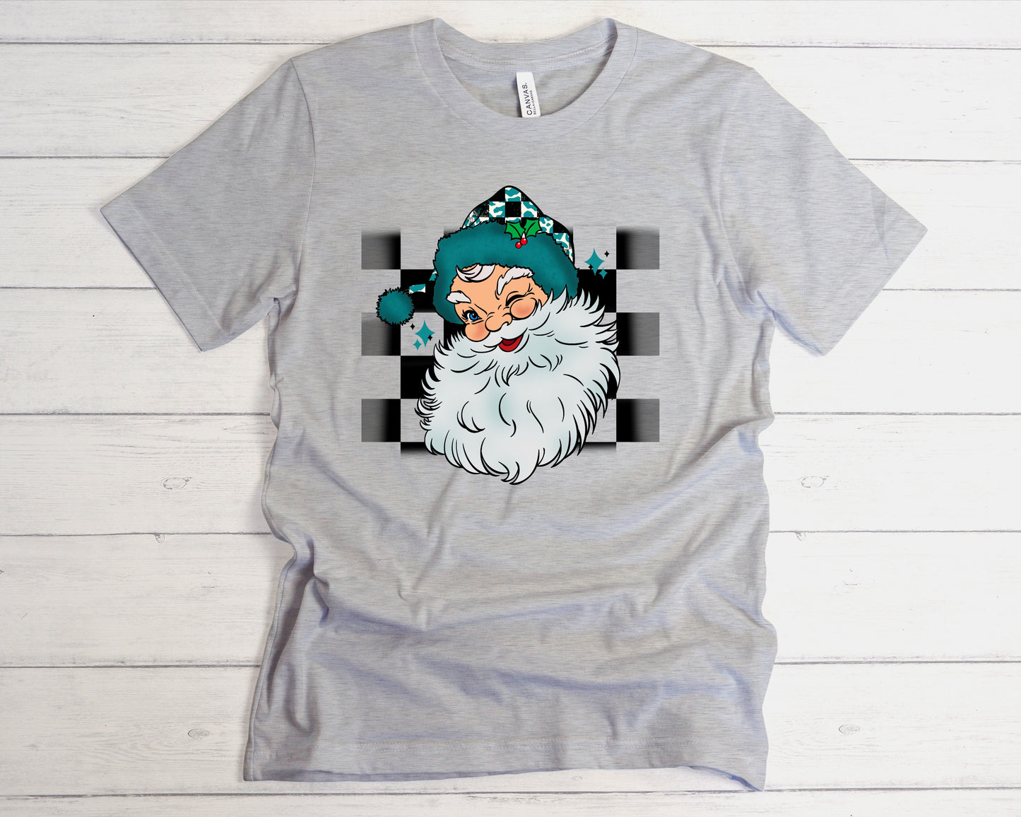 Retro Santa Blue
