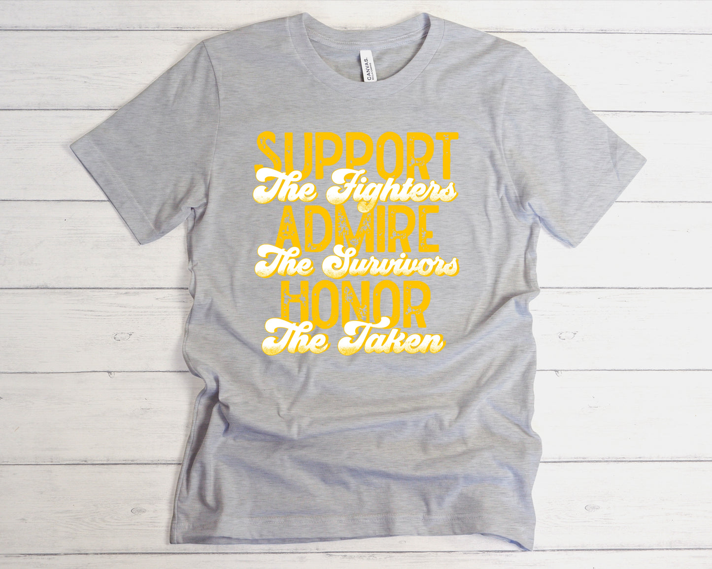 Support Admire Honor Yellow