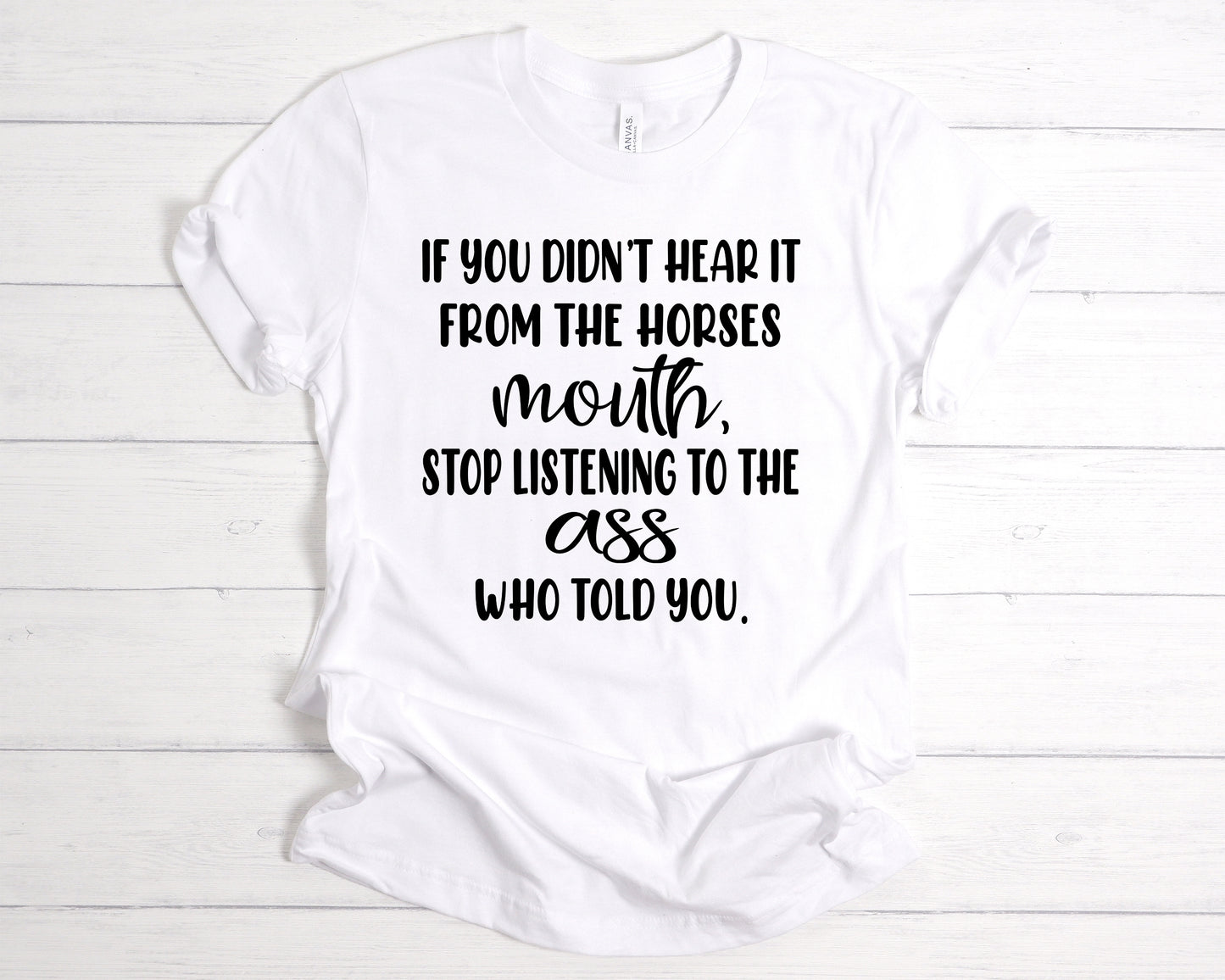 If You Didn't Hear It From The Horse's Mouth