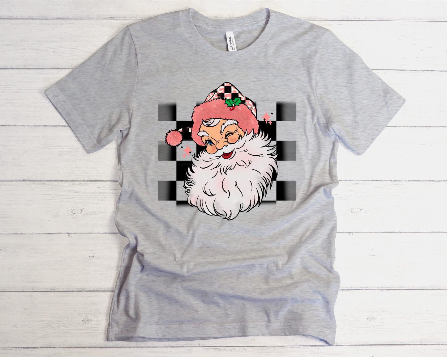Retro Santa Pink
