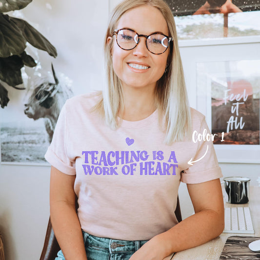 Teaching is a work of heart spangle