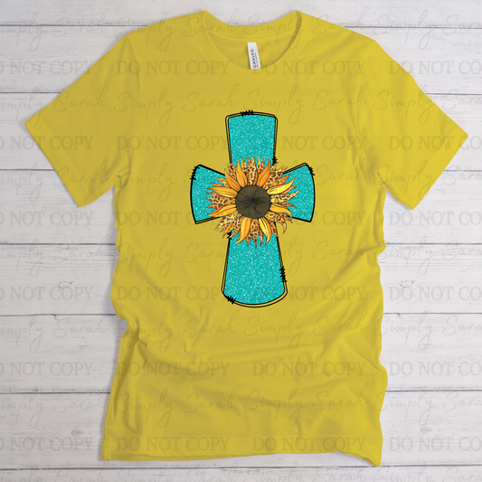 Sunflower Cross