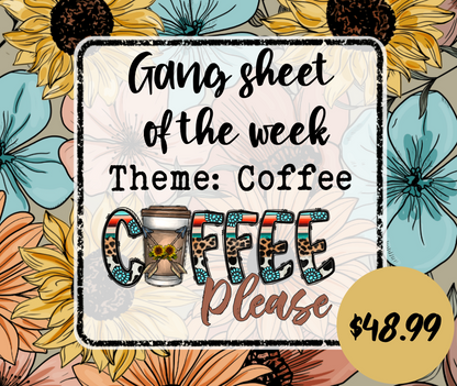 Gang Sheet of the Week: Coffee