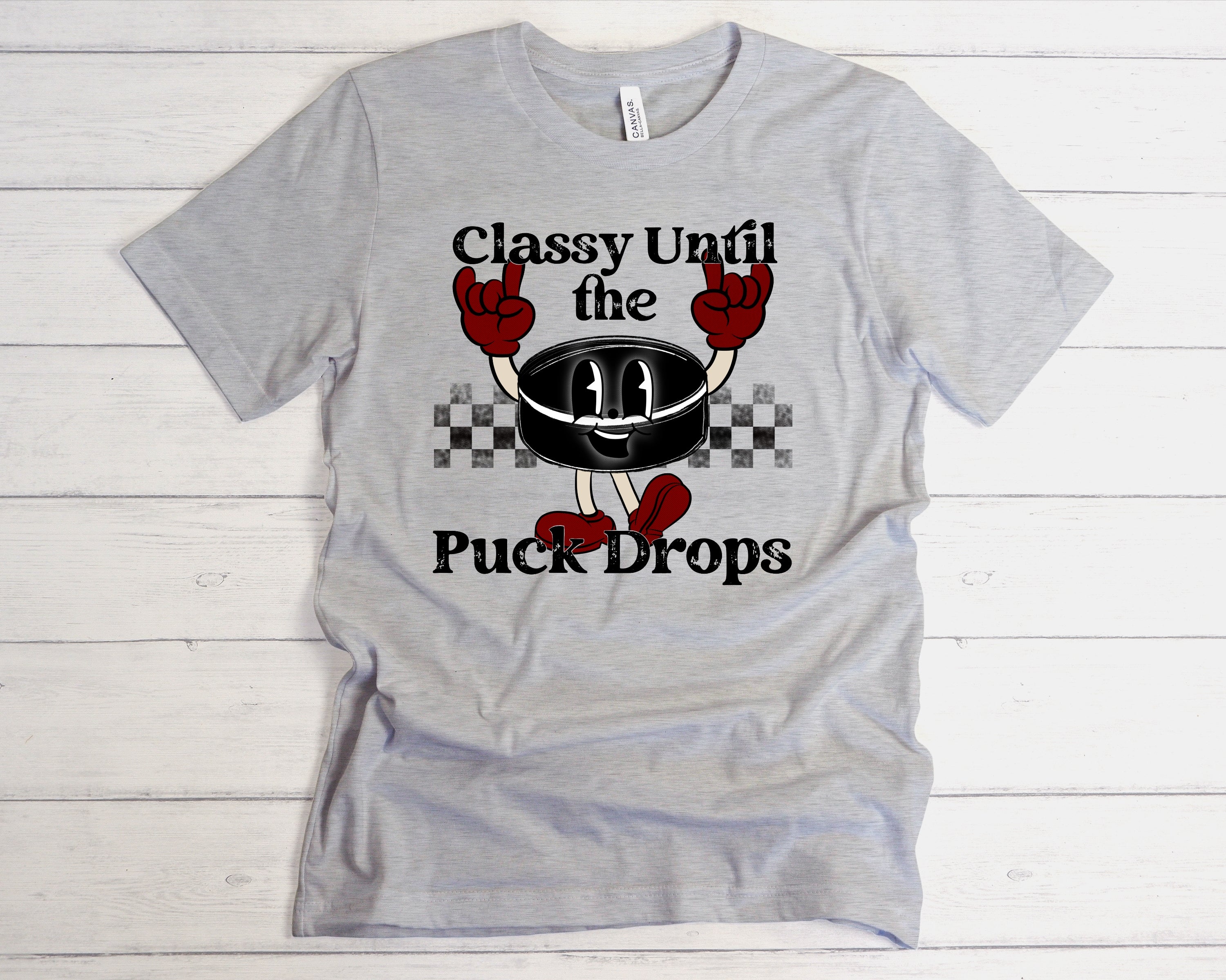 Classy Until Puck Drops Red – Simply Sarah