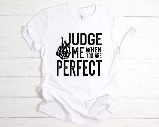 Judge Me When You Are Perfect